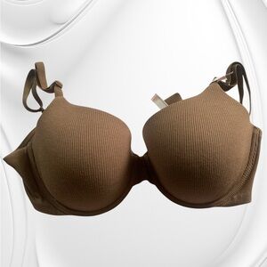 Victoria's Secret Brown Ribbed Bra